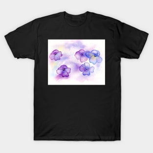 Soft Violets in Watercolor2 T-Shirt